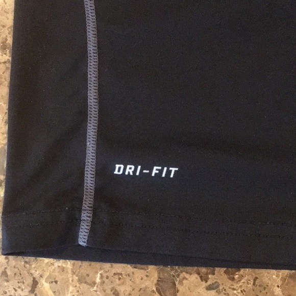 Nike Pro Combat Dri-Fit Black Short Sleeve Compression Shirt Baselayer size L - Picture 5 of 10